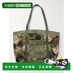 lauren 男士 rrl 劳伦RRL 拼接迷彩印花棉手 拉夫 香港直邮ralph