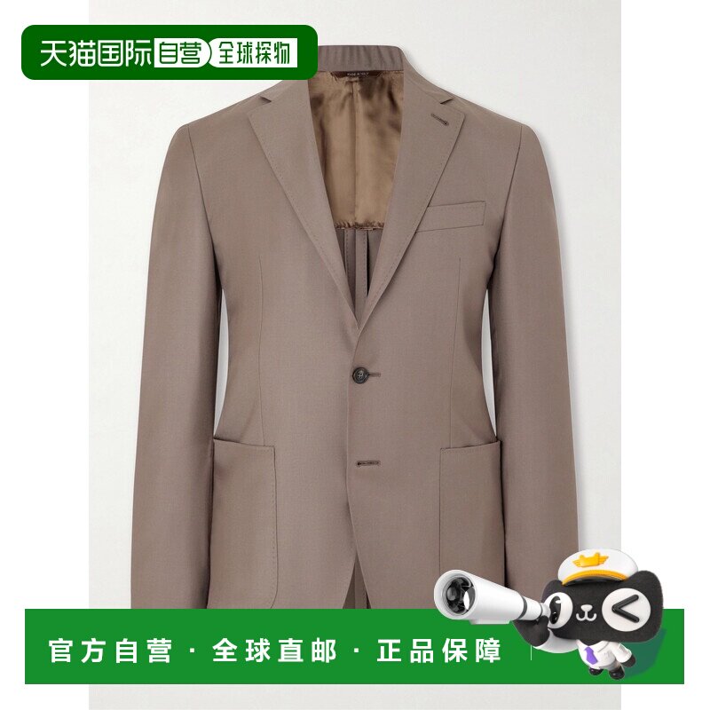 香港直邮Canali 康钠丽 男士 Kei 羊毛西装外套 AS103152327552