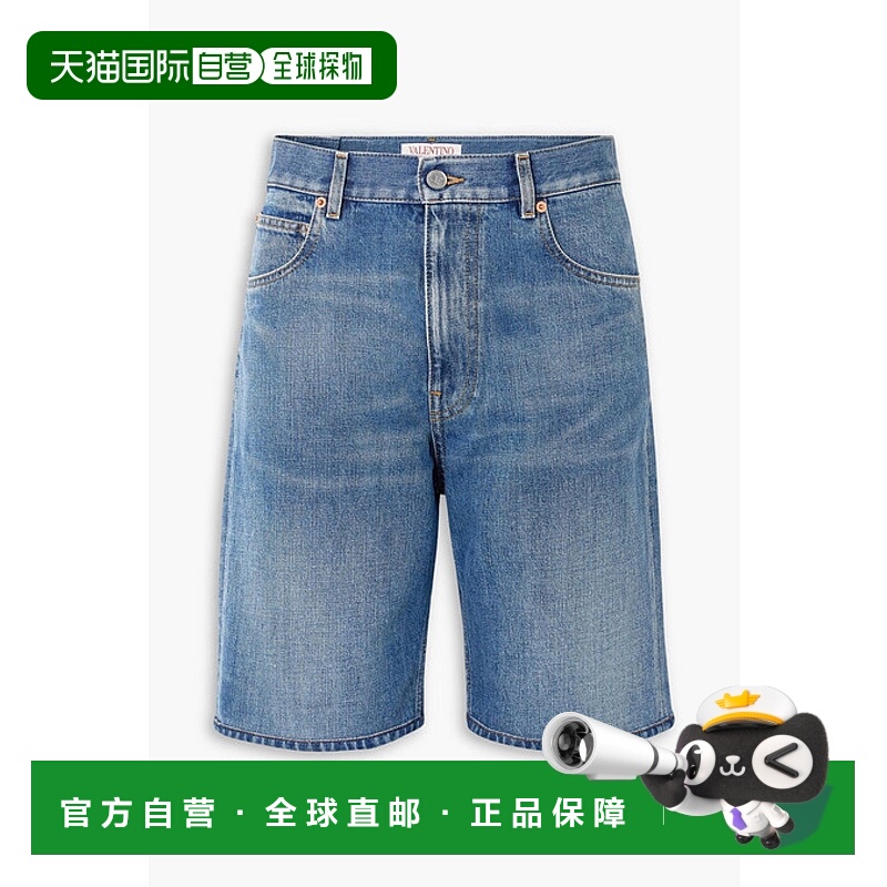 香港直邮Valentino 华伦天奴 女士 牛仔短裤 B0DD16T8L4558
