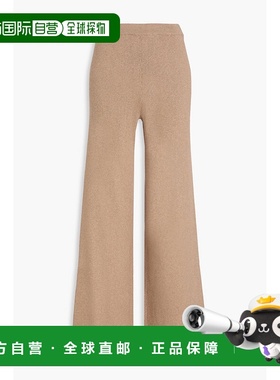 1h可退 香港直邮Simkhai 女士 Heather 棉质羊绒混纺阔腿裤 12441