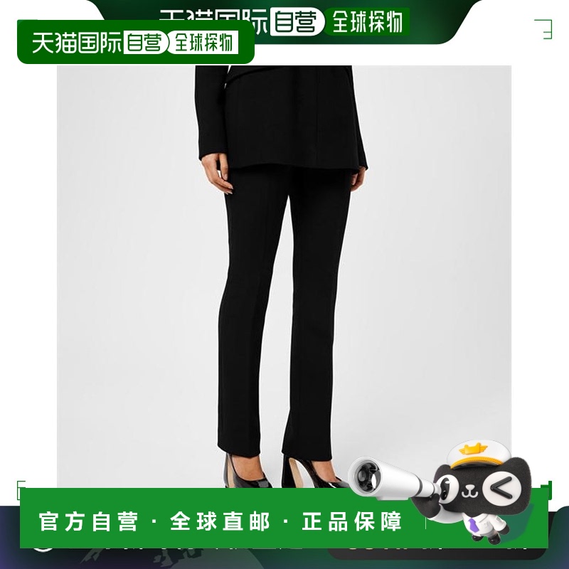 1h可退 香港直邮Sportmax 斯宝麦斯 女士 Teoria 裤子 black黑色