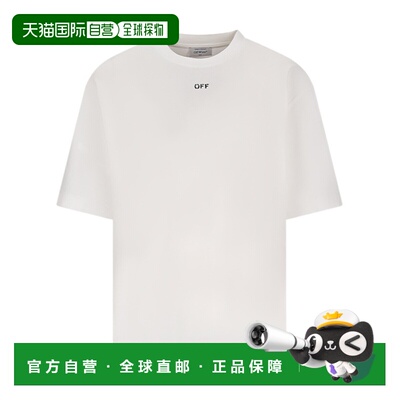 1h可退 香港直邮OFF-WHITE 男士T恤 OMAA120F25JER0080110 AW2025