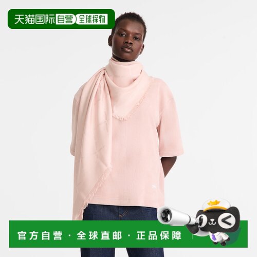 欧洲直邮LONGCHAMP (2025新品) Le Roseau 珑骧羊毛真丝披肩围巾