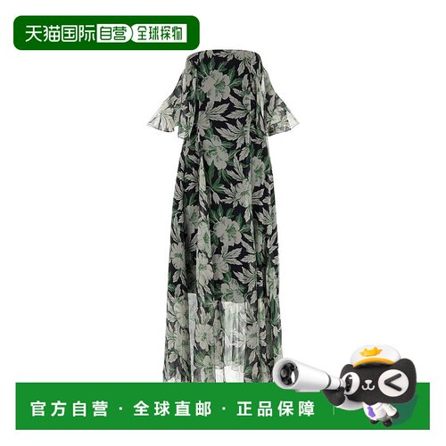 1h可退 香港直邮LOEWE 罗意威 女士 印花真丝连衣裙 S540Y09XS5MU