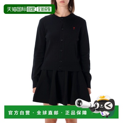 香港直邮Ami Paris 女士 Ami Ami de Coeur 巴黎羊毛针织开衫 FKC