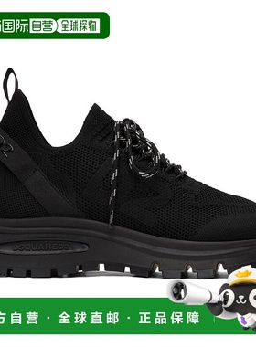 香港直邮Dsquared2 二次方 男士 黑色 Run DS2 运动鞋 SNM0211592