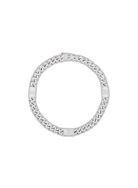 欧洲直邮CELINE(思琳) 男士TRIOMPHE SMALL GOURMETTE铑银色饰面