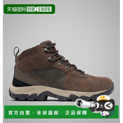 自营欧洲直邮Columbia Newton Ridge™ Plus II 男士皮革防水徒步