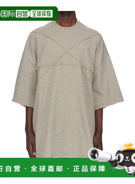 香港直邮Rick Owens Drkshdw 圆领T恤 DU02E7259FGMET2上衣男装