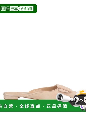 香港直邮MANOLO BLAHNIK 莫罗 伯拉尼克 女士 Mules 木屐