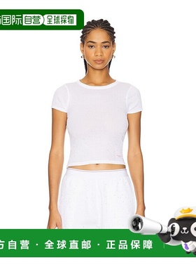 1h可退 香港直邮Alexander Wang 亚历山大 王 女士 Hotfix 短袖圆