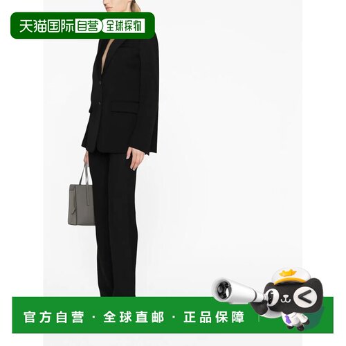 香港直邮LANVIN 女士西服 RWJA00094885P2310 SS2026 黑色 徽标长