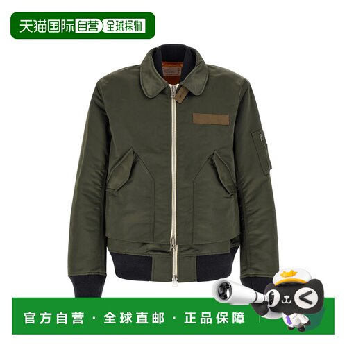 香港直邮Sacai 男士 双层套头上衣 2604039M531 green绿色 舒适时