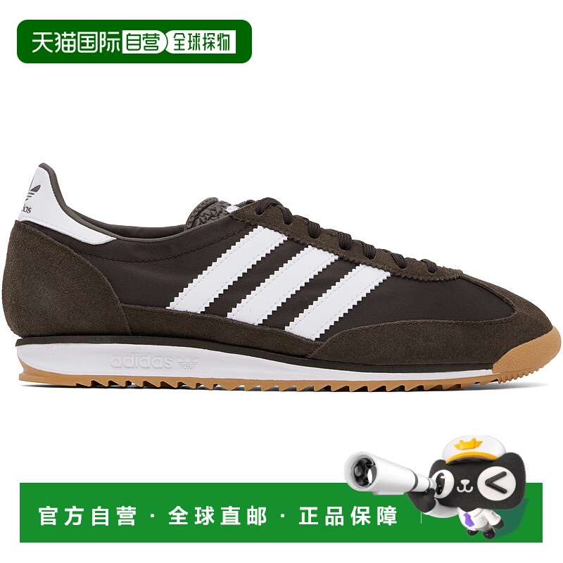 1h可退 香港直邮Adidas Originals 男士 棕色 SL 72 OG 运动鞋 JI