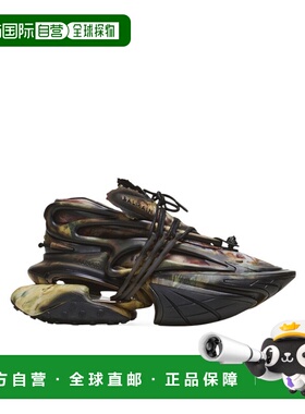 香港直邮Balmain 印花休闲运动鞋 AM0VJ309KEMA老爹鞋