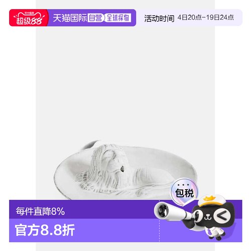 加拿大直邮Astier de Villatte ADV 手作陶瓷狮子带底座香插 Asti