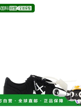 1h可退 香港直邮off-white 女士 灰白色圓頭繫帶運動鞋 OWIA28HF2