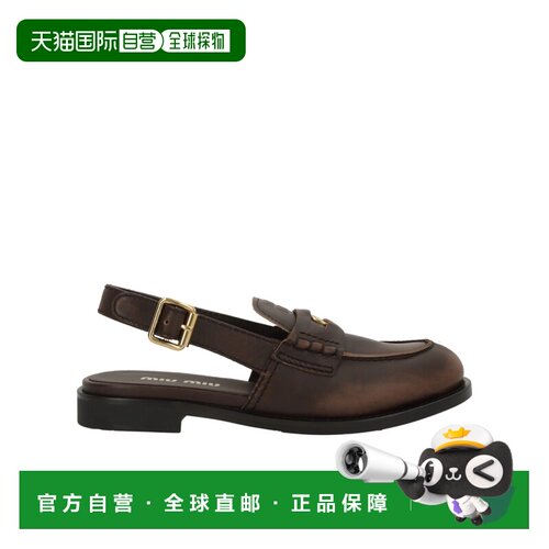 1h可退 香港直邮MIU MIU 女士芭蕾乐福鞋 5D561E3G48F020F0192 CO