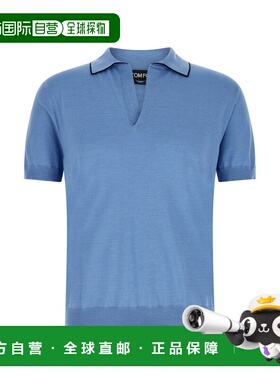 香港直邮Tom Ford 汤姆 福特 男士 棉质真丝Polo衫 KPS041YMC047U