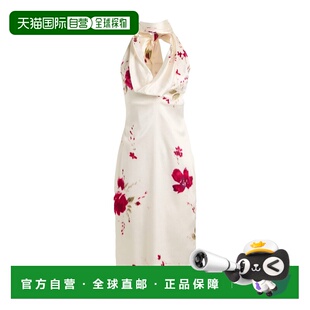 香港直邮Blumarine 蓝色情人 女士 中长连衣裙 beige米色 舒适时