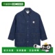 香港直邮Ami Paris 工装 1h可退 牛仔外套 UJK898DE0122.