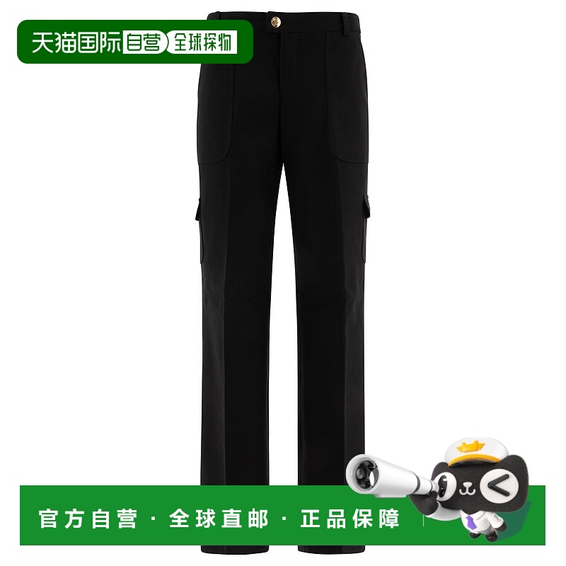 1h可退 香港直邮Celine 思琳 女士 棉质斜纹工装裤 RP00Q545Z