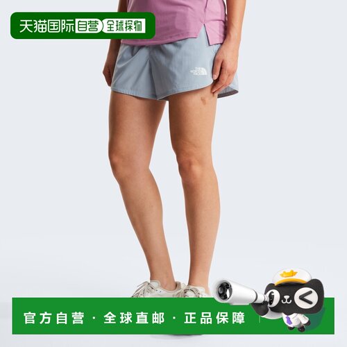 自营欧洲直邮The North Face北面 Flex女士聚酯纤维8厘米梭织短裤
