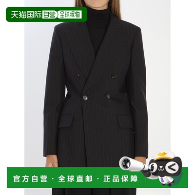 香港直邮GUCCI 女士夹克 832457Z7ASO1152 AW2025 黑色 Double-br