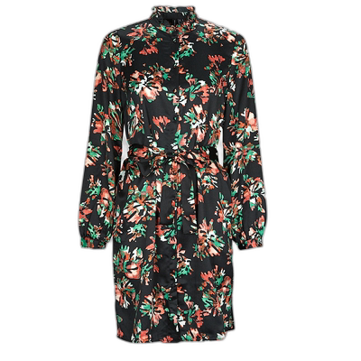 欧洲直邮Vero Moda 女士 VMCANA L/S ABK SHIRT DRESS WVN BTQ 短