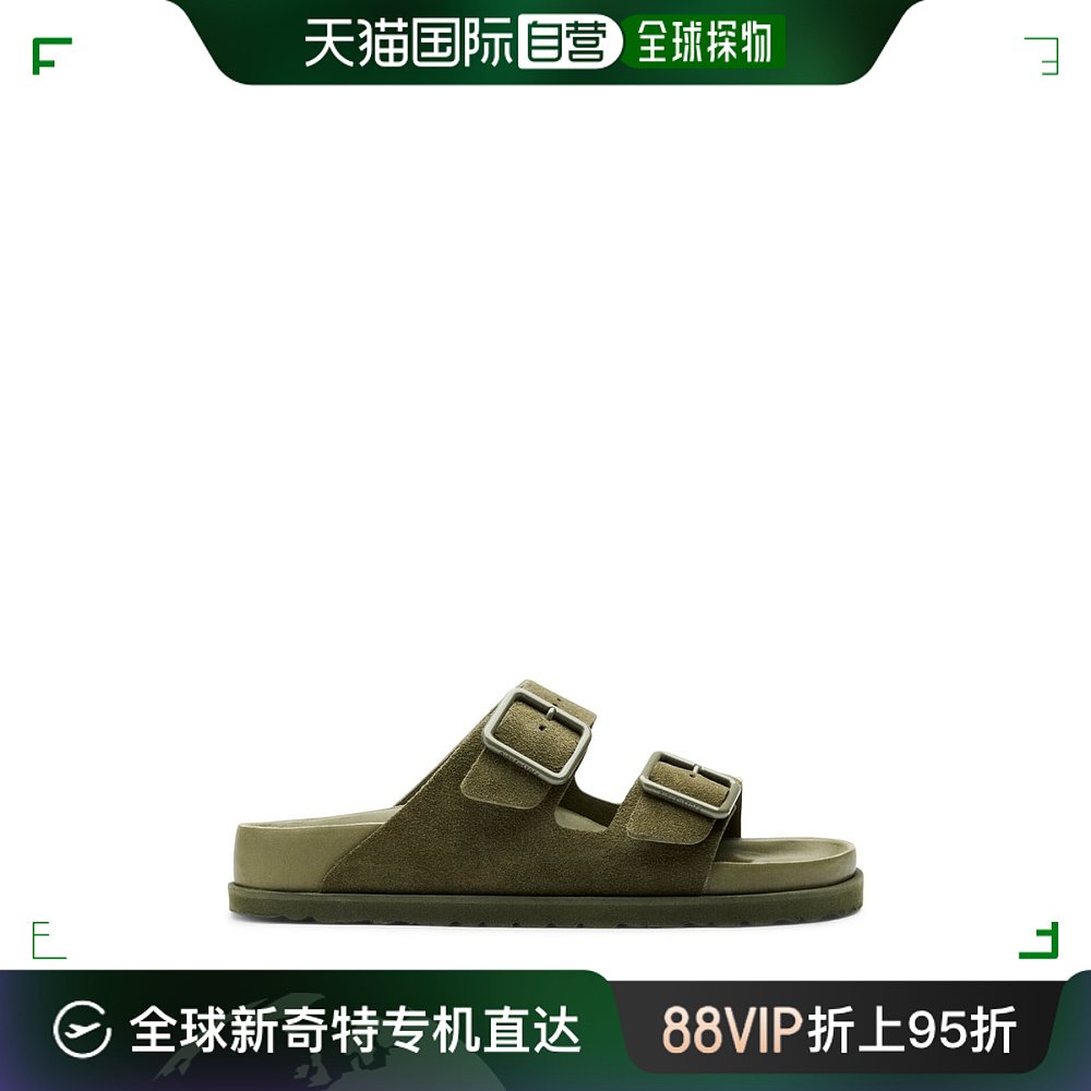 香港直邮Birkenstock勃肯男士 Arizona Cazador麂皮凉鞋