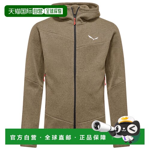 1h可退 欧洲直邮SALEWA 男士抓绒衣 0056627QUICKSAND CO 卡其色