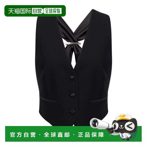 香港直邮DONDUP 女士马甲 DJ857TS0009D999 AW202【付后1h可退】