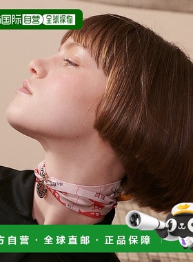 自营1h可退 欧洲直邮Hermes爱马仕 女士浅玫瑰色爱马仕巡游Twilly