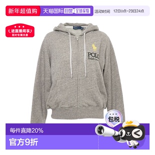 海外直邮Polo Ralph Lauren 字母动物图案纯色拉链连帽卫衣女款