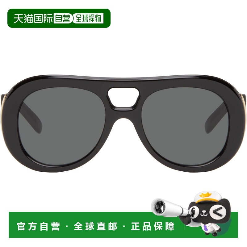 香港直邮Givenchy 纪梵希 女士 黑色 Mask 飞行员太阳镜 GV40128I