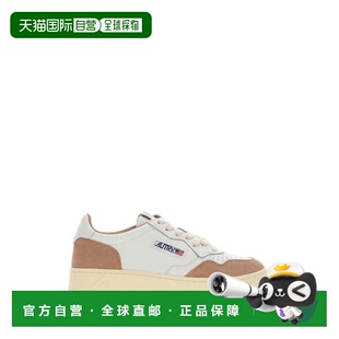 香港直邮AUTRY 女士 Two-tone Medalist 皮质布织运动鞋 AULWFT04