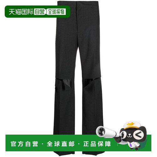 1h可退 香港直邮Givenchy 纪梵希 男士 羊毛长裤 BM516F13MP裤子