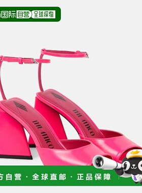 香港直邮The Attico 女士 Piper 85 漆皮凉鞋舒适高跟鞋 001288