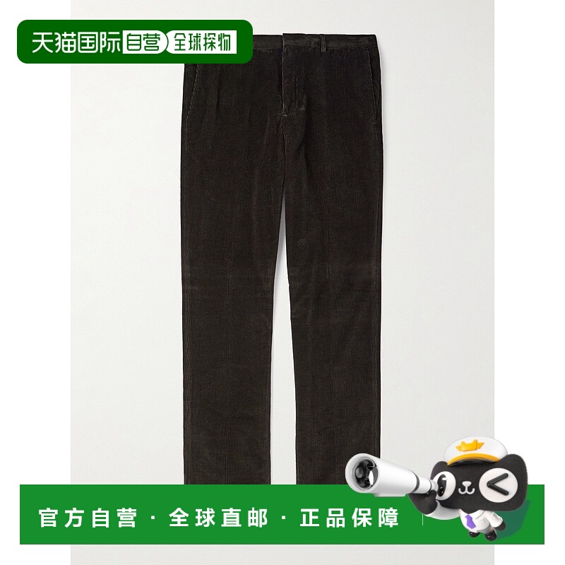 Loro Piana 诺悠翩雅 男士 Jarno Hamptons 直筒棉质灯芯裤子绒裤