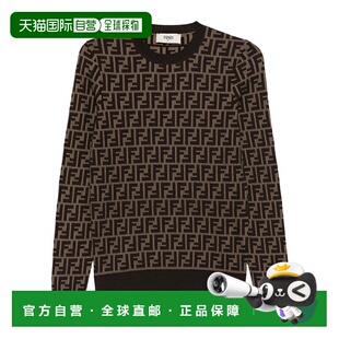 FZXD46ASJT长袖 提花针织套头衫 香港直邮Fendi 1h可退