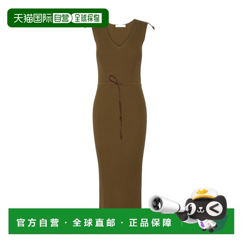香港直邮MAX MARA 女士连衣裙 1326046106003 AW2026 棕色 无袖连