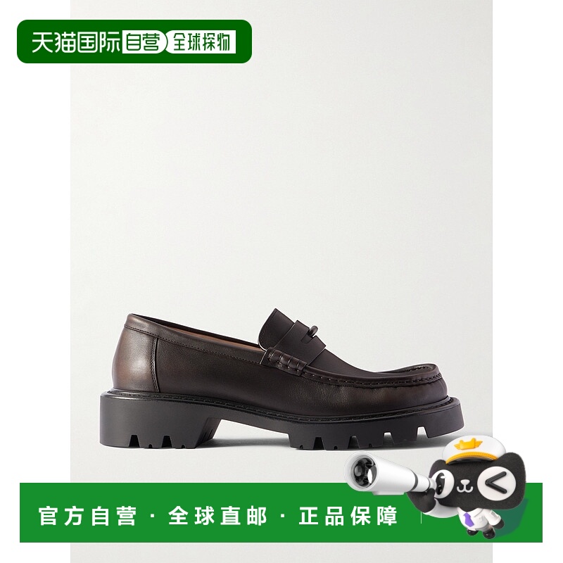 1h可退 香港直邮LOEWE 罗意威 男士 Sierra 皮质乐福鞋 M816290X5