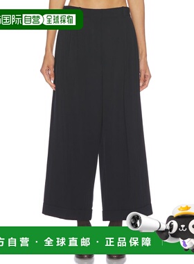 香港直邮The Row 女士 Lior 裤子 10865W4 black黑色 舒适时尚