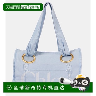 Plage 舒 蔻依 1h可退 女士 blue藍(lán)色 香港直郵Chloe 徽標(biāo)手提包