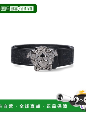 香港直邮versace 范思哲 男士 Barocco La Medusa 腰带 DCU41401A