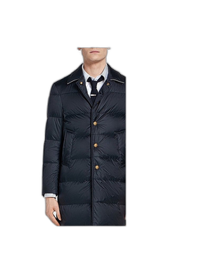 香港直邮Thom Browne 4条条纹按扣羽绒服 MOD040X05411