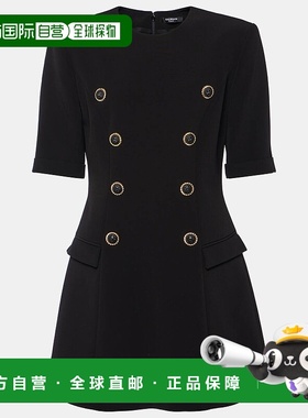 香港直邮Balmain 巴尔曼 女士 Cr&ecirc;pe 迷你连衣裙包臀裙