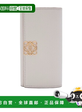 1h可退 香港直邮Loewe 鹅卵石纹小牛皮Anagram钥匙包 C821K92X01