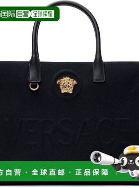 香港直邮Versace 范思哲 女士 徽标手提包 10047411A03095托特包