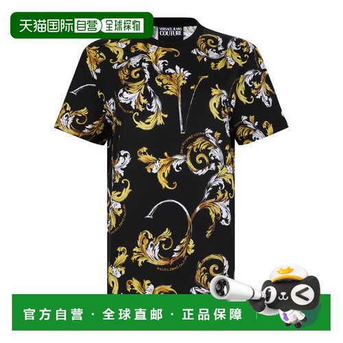 1h可退 香港直邮Versace Jeans Couture 女士T恤 78GAH6S0JS458G8